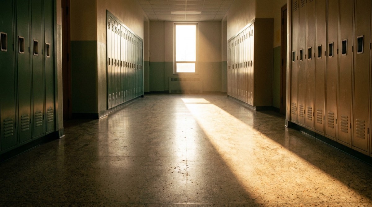 A student mapping out remaining high school credits against a term calendar